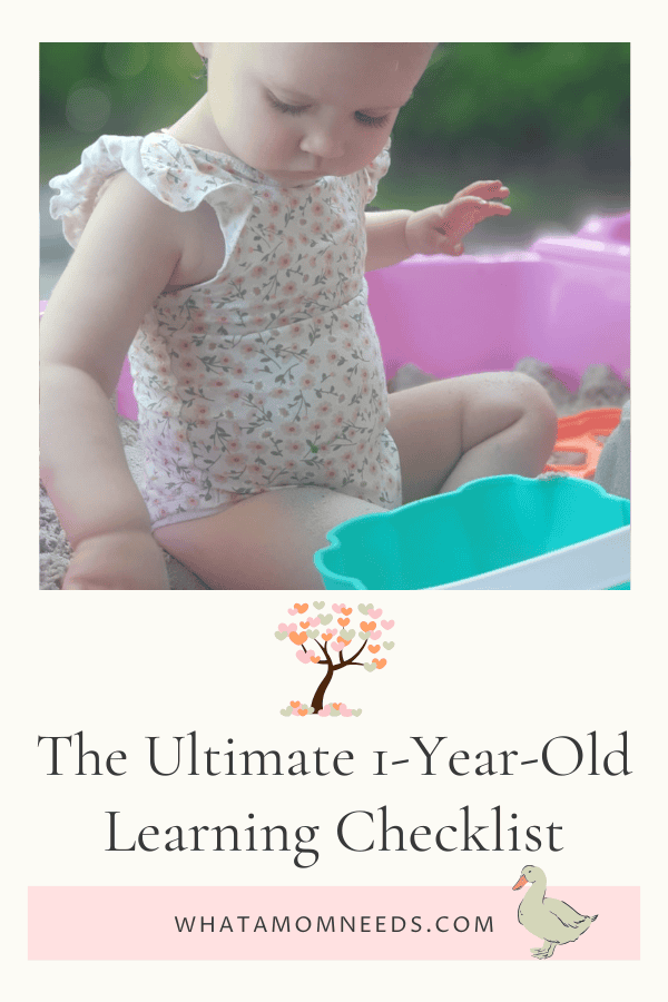 things to teach a one year old
