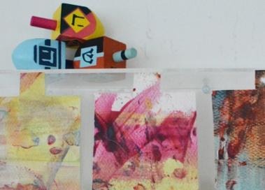 Hanukkah Wall Art from Your Child's Own Art