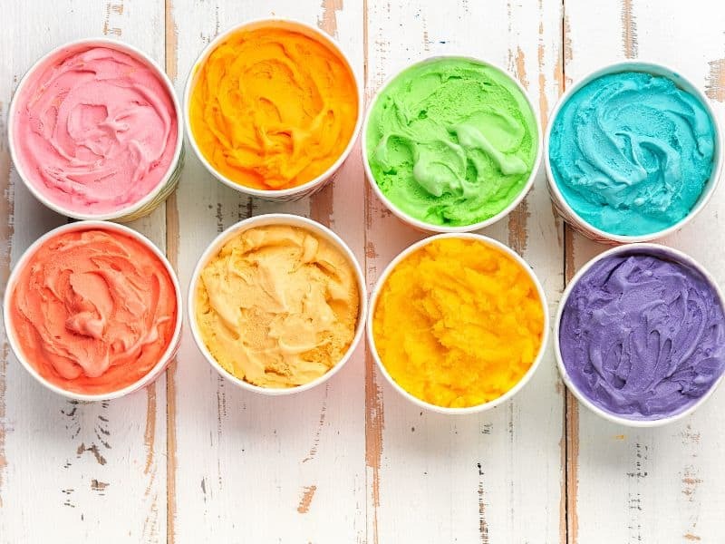 Whipped Cream sensory play ideas for babies