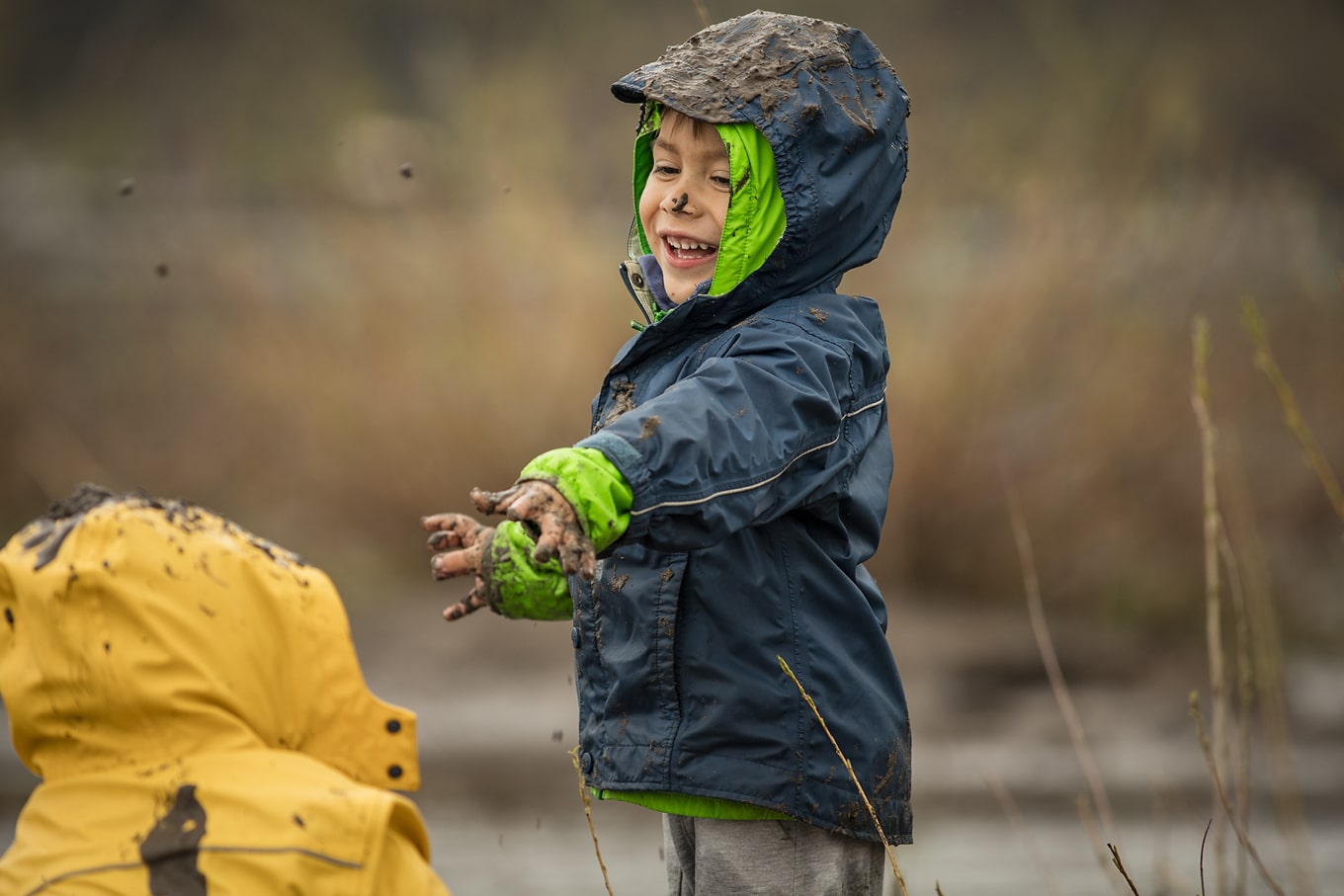 Children Playing in the Mud